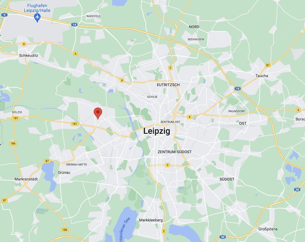 Standort von PFLEGE ERLEBEN in Leipzig auf der Karte